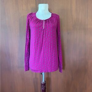 Boden Pink Patterned Top